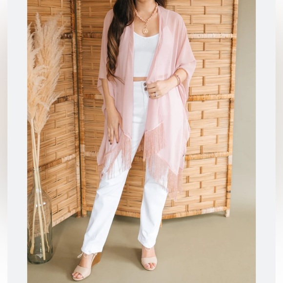 Pink kimono size X large - Picture 2 of 4